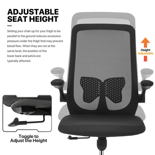 Inbox Zero Office Desk and Chair Set with Wheels and Rotatable Chairs Wayfair